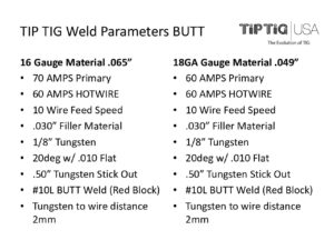 TIP TIG Weld Parameters 16 18 Gauge 2017 pdf 300x225 - TIP TIG Weld Parameters 16 - 18 Gauge 2017